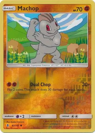 Guardians Rising Machop #62/145 reverse holo